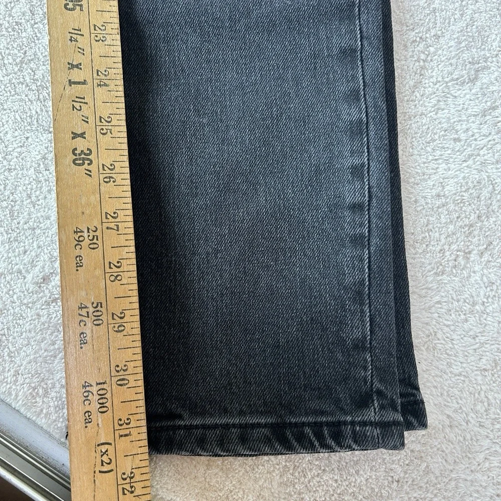 Zara Womens The‎ Skinny Jean With Split Hem Black/Gray Wash Size 2